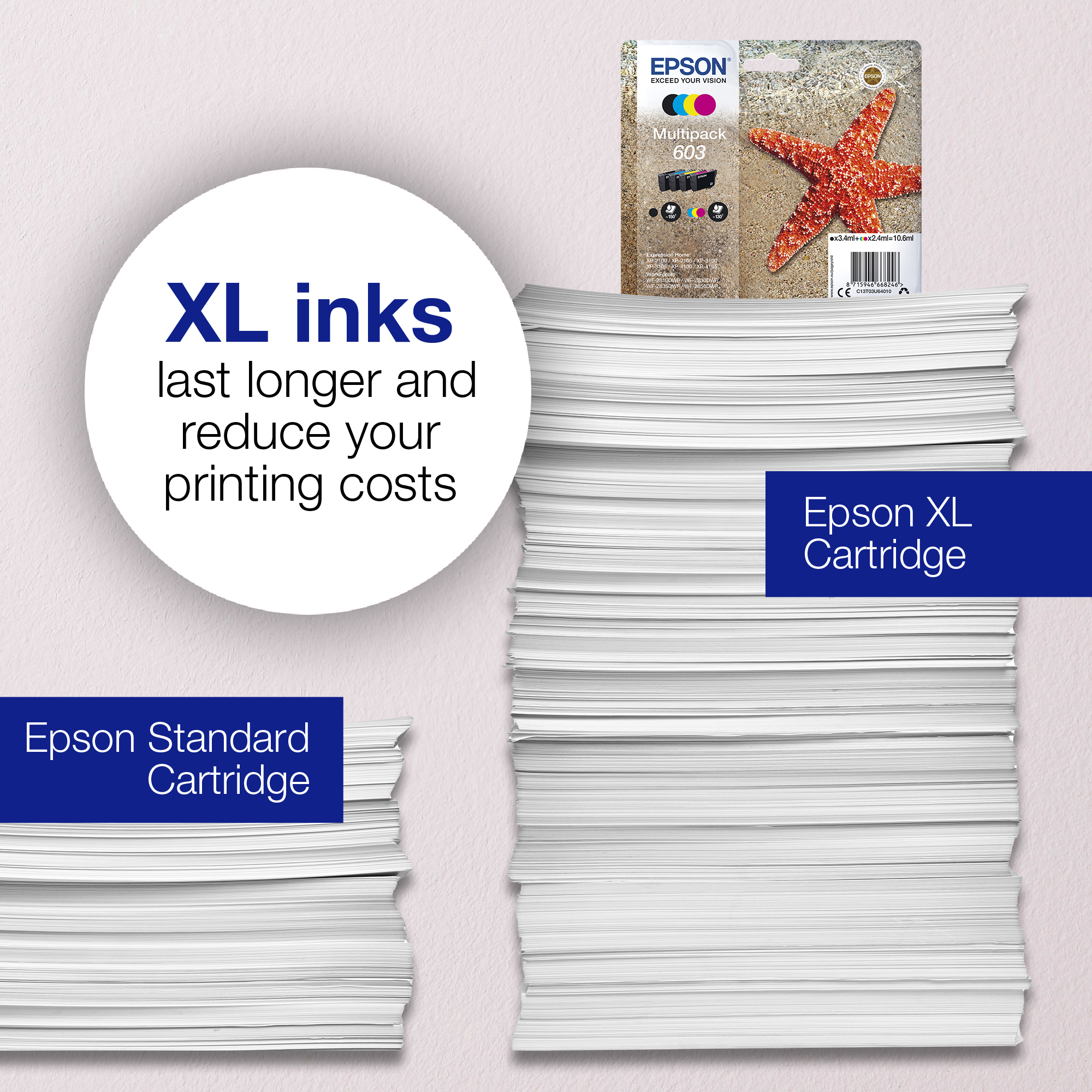 Epson Muste Monipakkaus 4-color 603 Easy Mail Packaging