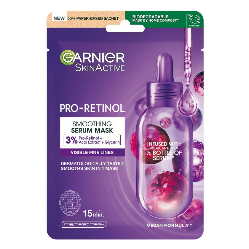 Garnier Skinactive Pro-Retinoli Silottava Kangasnaamio