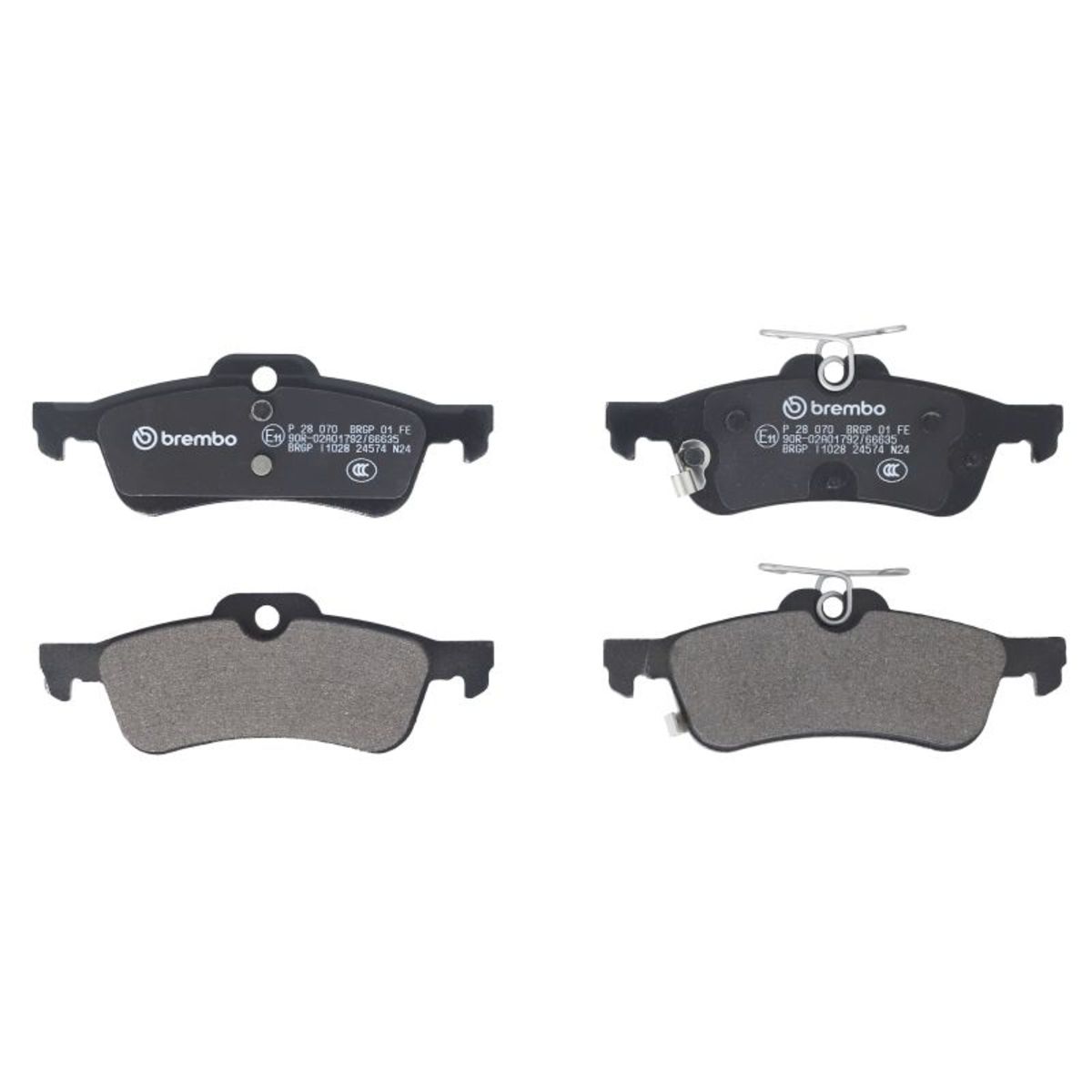 Jarrupalat, levyjarru BREMBO P 28 070