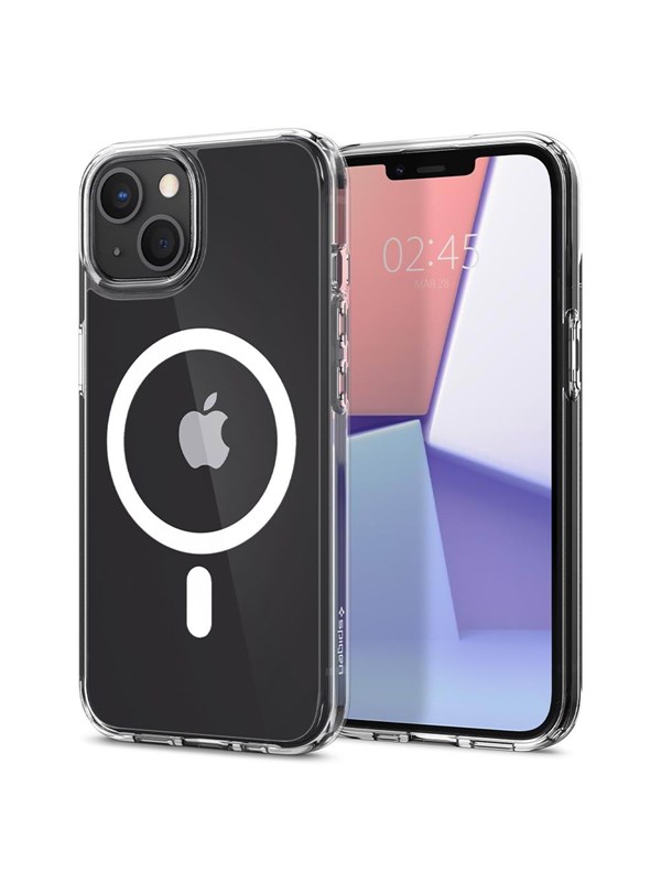 Spigen ACS03322, Suojus, Apple, iPhone 13 Mini, 13,7 cm (5.4), Läpinäkyvä, Valkoinen