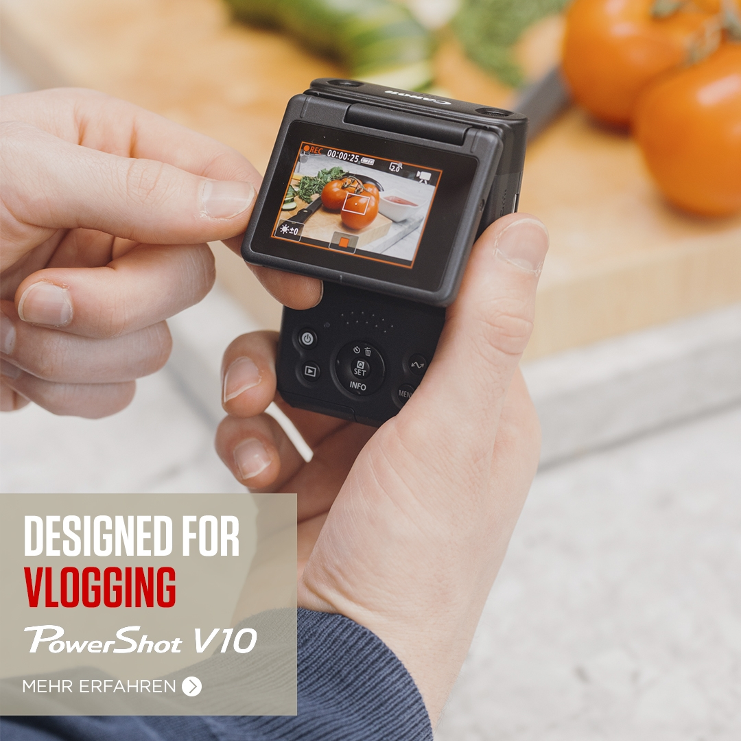 Canon Powershot V10 Vlog kamera, hopea