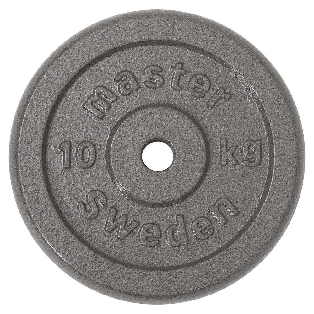 Master Fitness Skolvikt 25 mm, Viktskivor järn - 10 kg