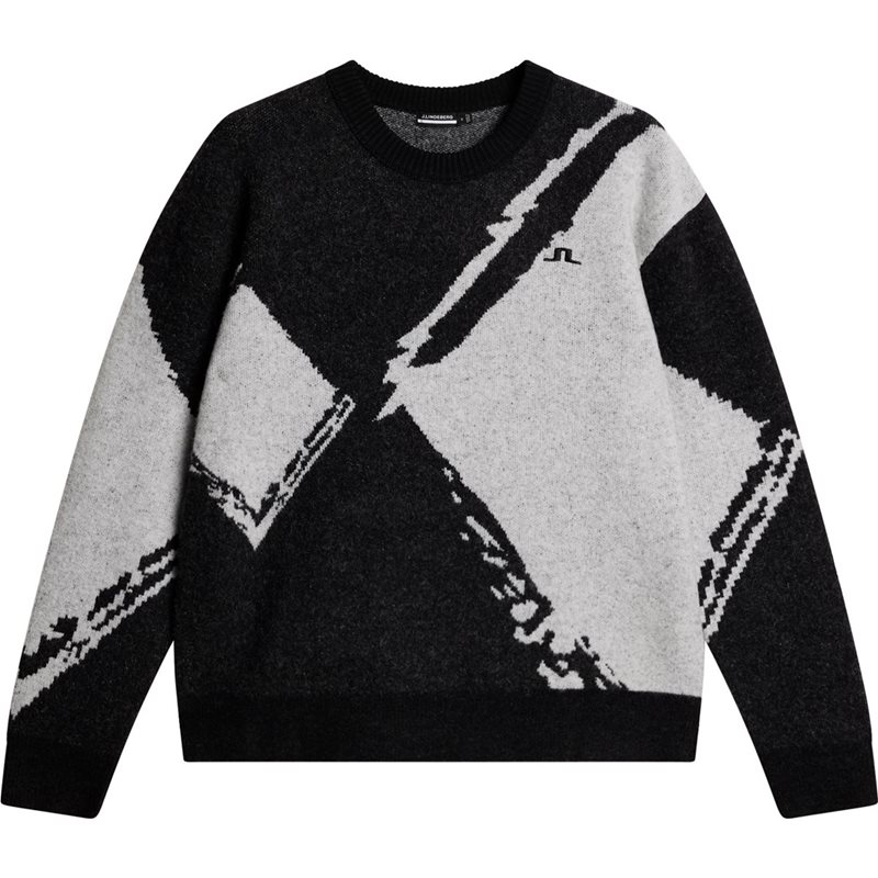 J.Lindeberg Jaxton Knitted Sweater Black - XL