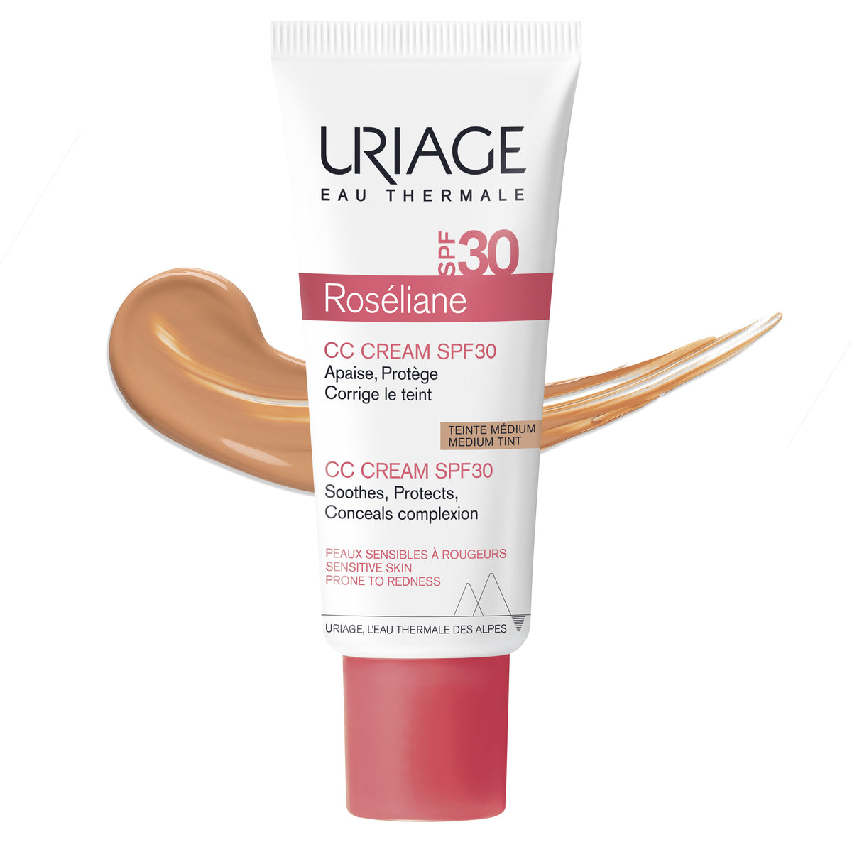 Uriage Roséliane Crema CC Anti-Rossore SPF30 Media 40 ml — Crema CC SPF