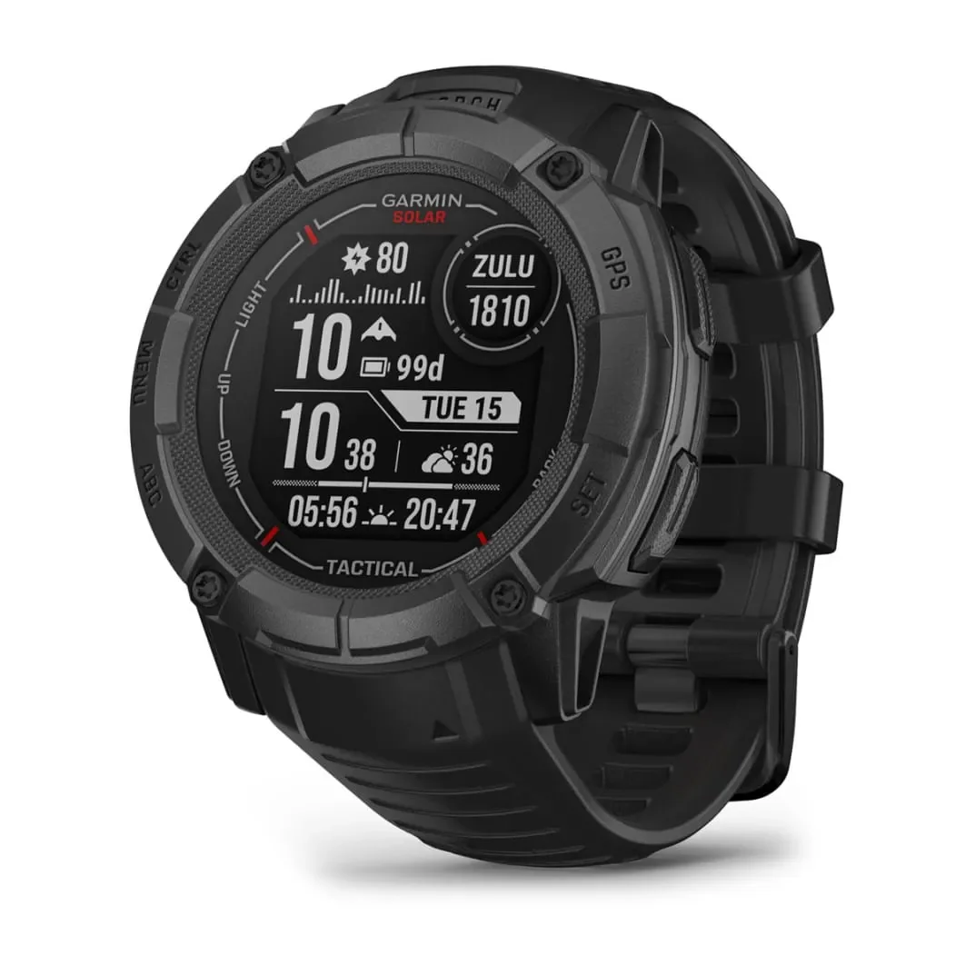Garmin Instinct 2X Tactical Edition 50mm Solar -älykello, musta
