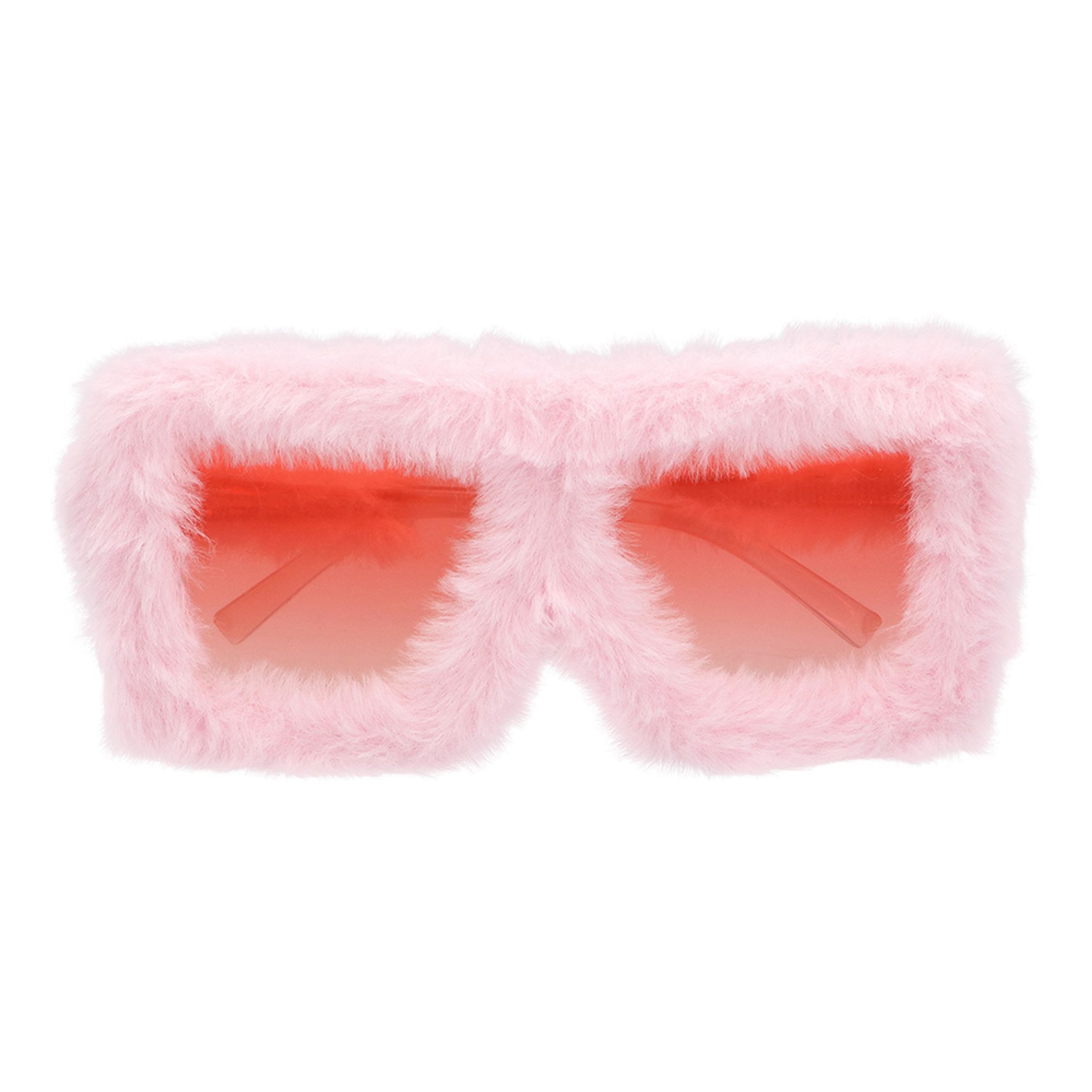 Vaaleanpunaiset Fluffy-lasit - One size