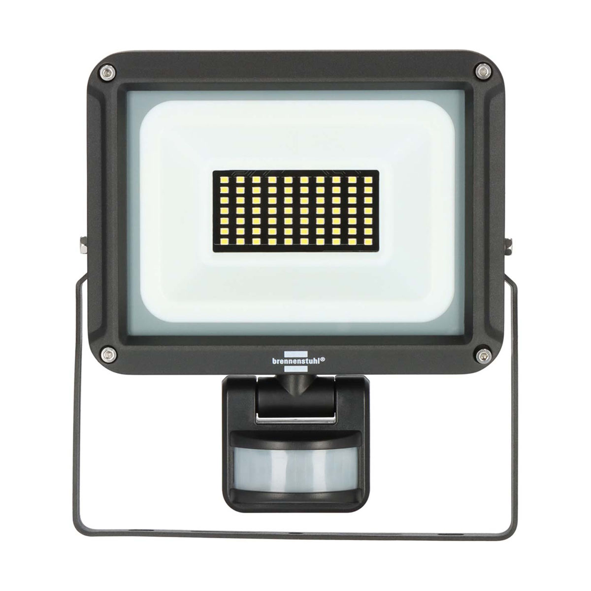 brennenstuhl LED-kohdevalo JARO 4060 P (LED-valonheitin seinäasennukseen ulkokäyttöön IP65, 30W, 3450lm, 6500K, liiketunnistimella)