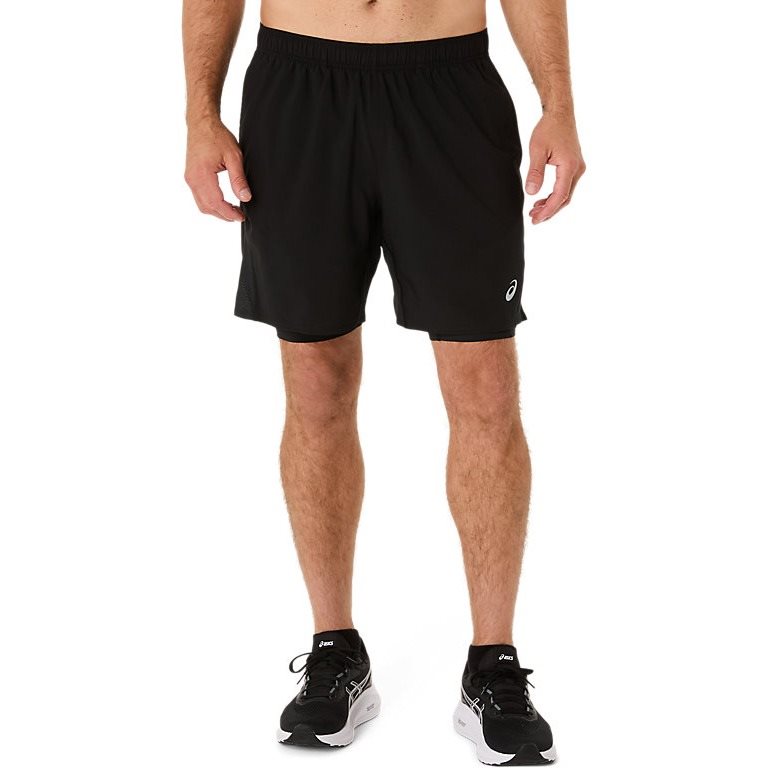 Asics Core 2-N-1 7In Short Performance Black/Performance Black - L