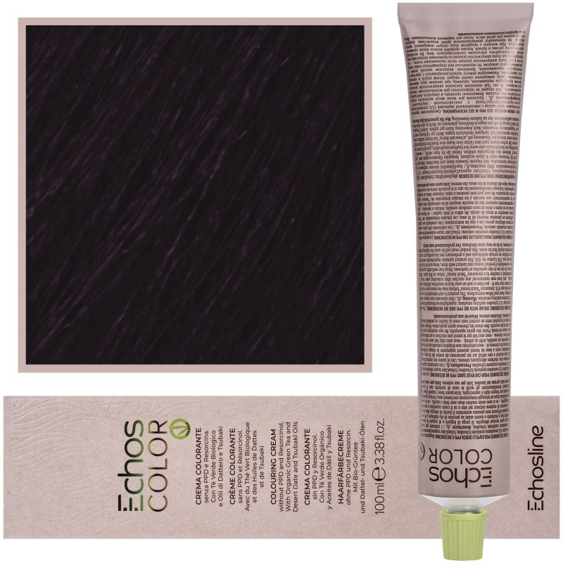 Värivoide Echosline Echos - Hiusväri 100ml 4.22 | Keskiruskea intensiivisen violetti