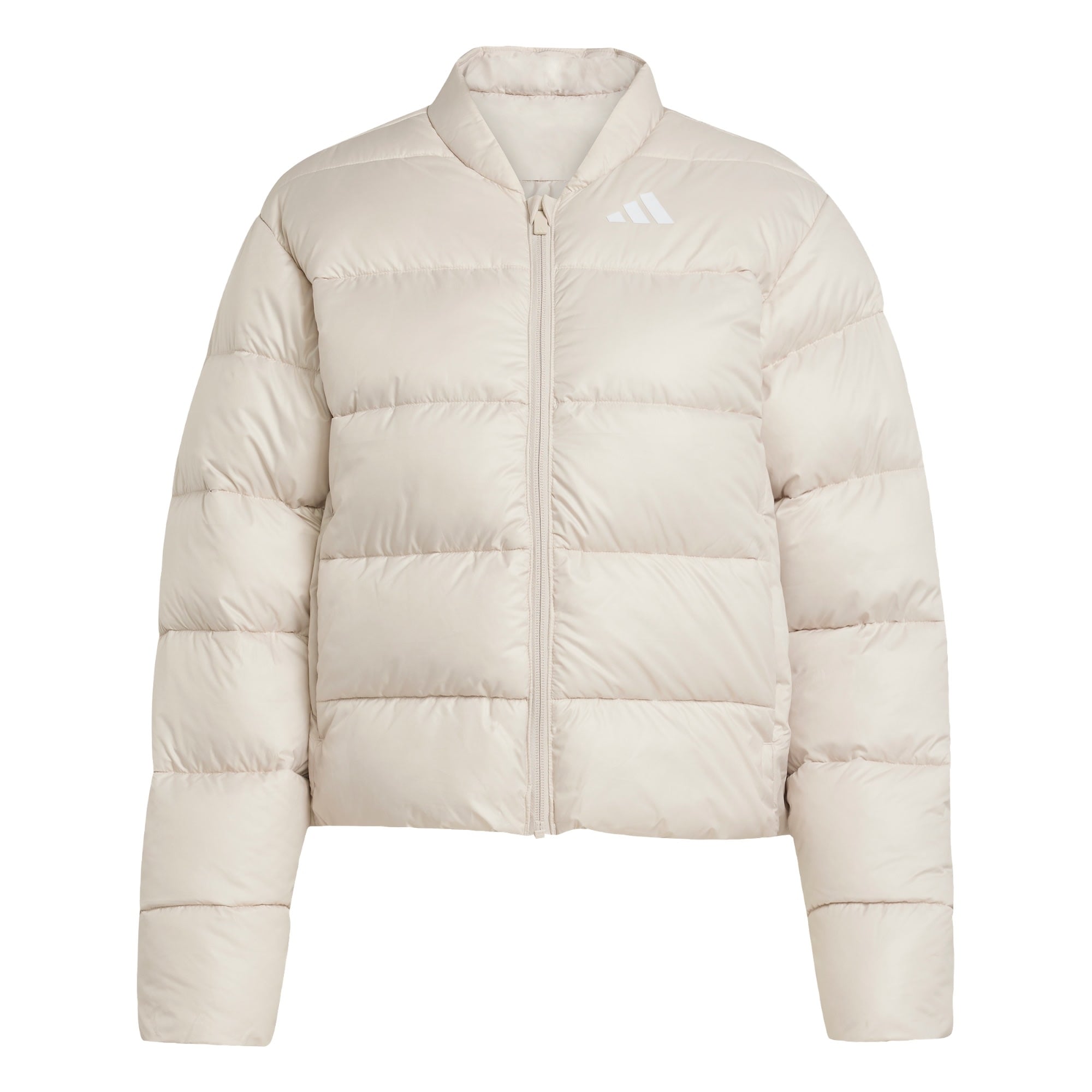 ADIDAS SPORTSWEAR Urheilutakki 'Essentials' beige / valkoinen