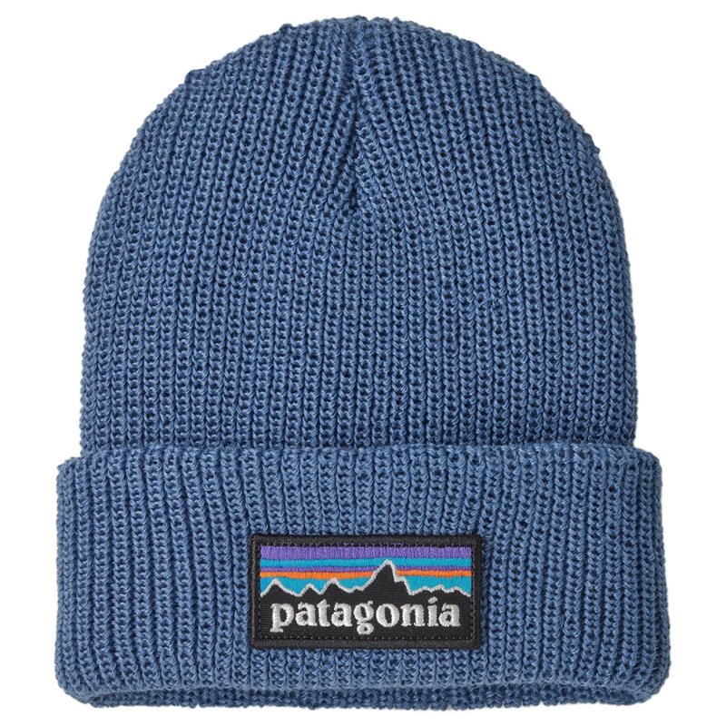 Patagonia Baby Logo Beanie P-6 Logo: Barnacle Blue