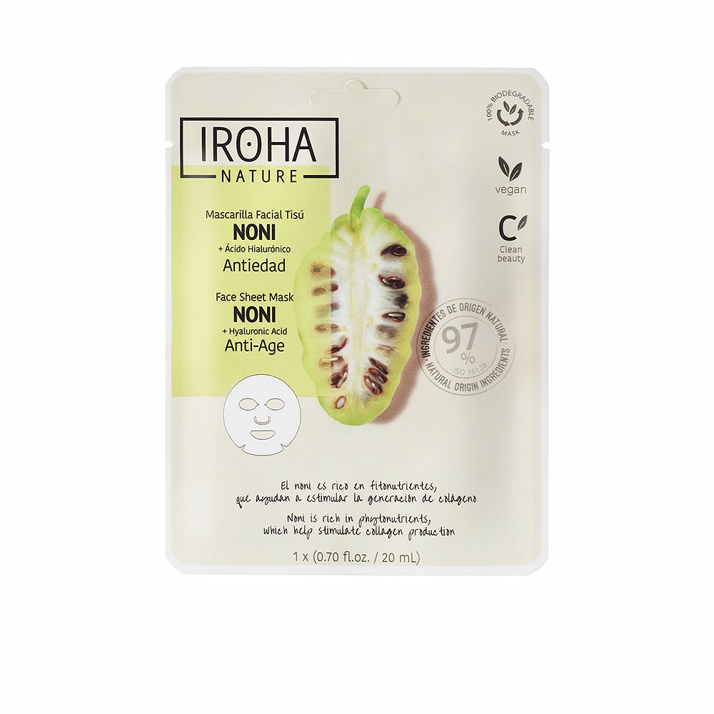 Iroha Nature Nature Noni -naamio hyaluronihappo