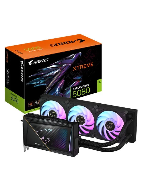 GIGABYTE GeForce RTX 5080 AORUS Xtreme WaterForce - 16GB GDDR7 RAM - Näytönohjaimet