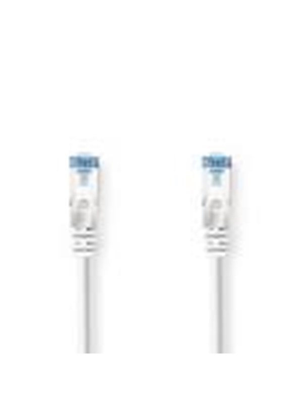 Nedis CAT6a verkkokaapeli | S/FTP | RJ45 uros | RJ45 uros | 20.0 m | Snagless | Pyöreä | LSZH | Valkoinen | Label