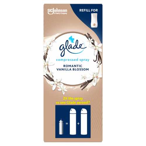 Glade Romantic Vanilla Blossom Paineistetun Ilmanraikastinsuihkeen Täyttöpakkaus - 10 ml