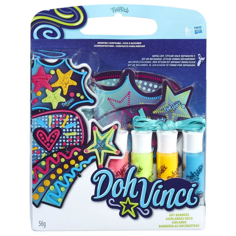 Play-Doh Doh Vinci Art Banner -täydennyspakkaus