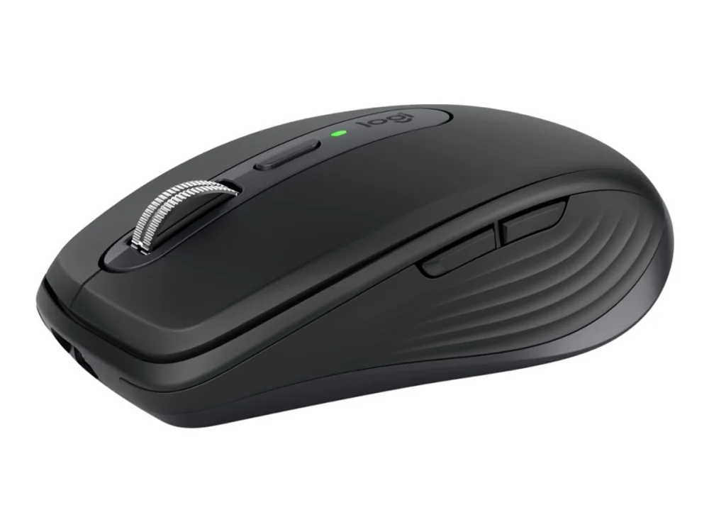 Logitech® | MX Anywhere 3S (yrityskäyttöön) - Hiiri - laser - 6 painiketta - langaton - Bluetooth, 2,4 GHz - langaton vastaanotin - Grafiitti