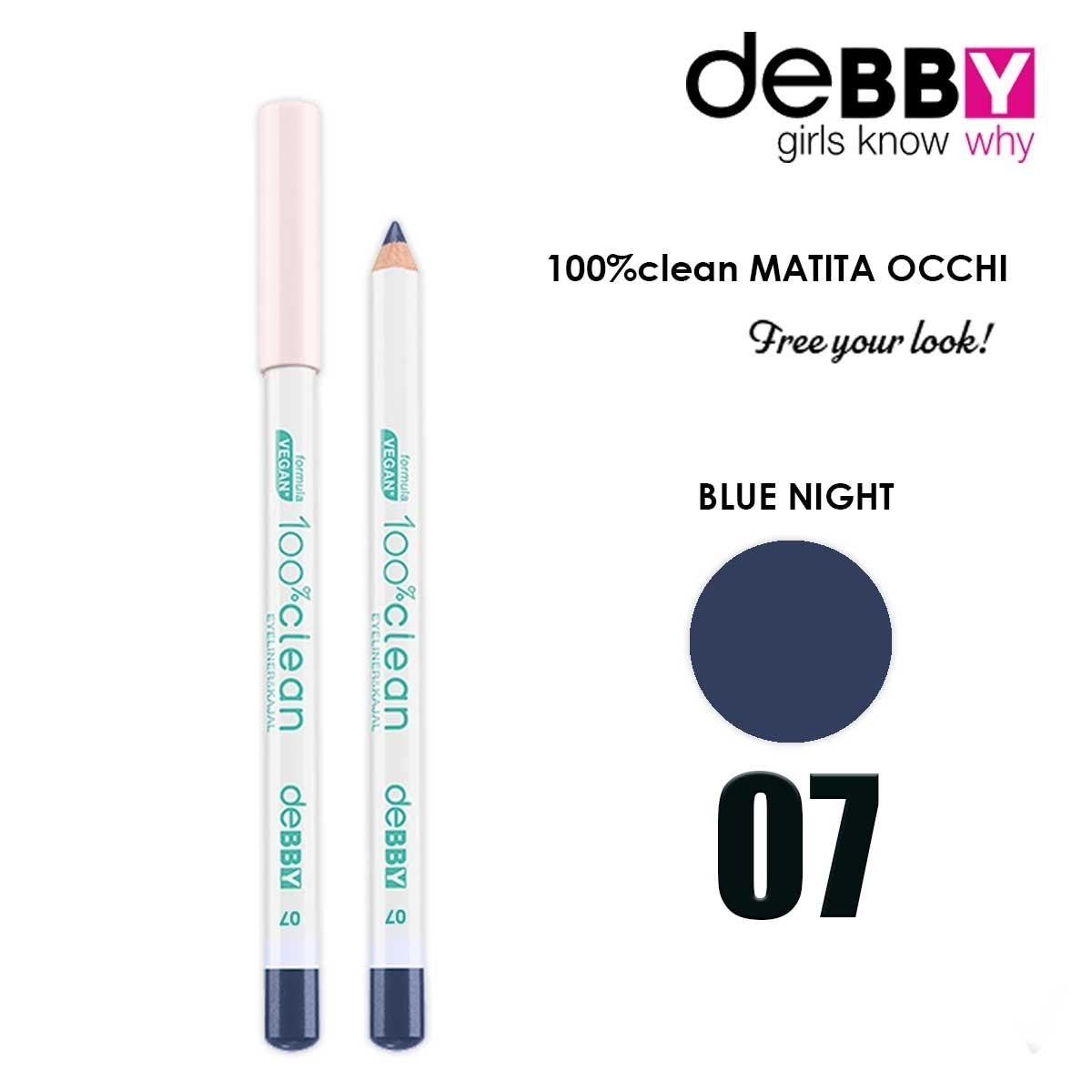 Debby 100% Silmäkynä Clean 7 Blue Night
