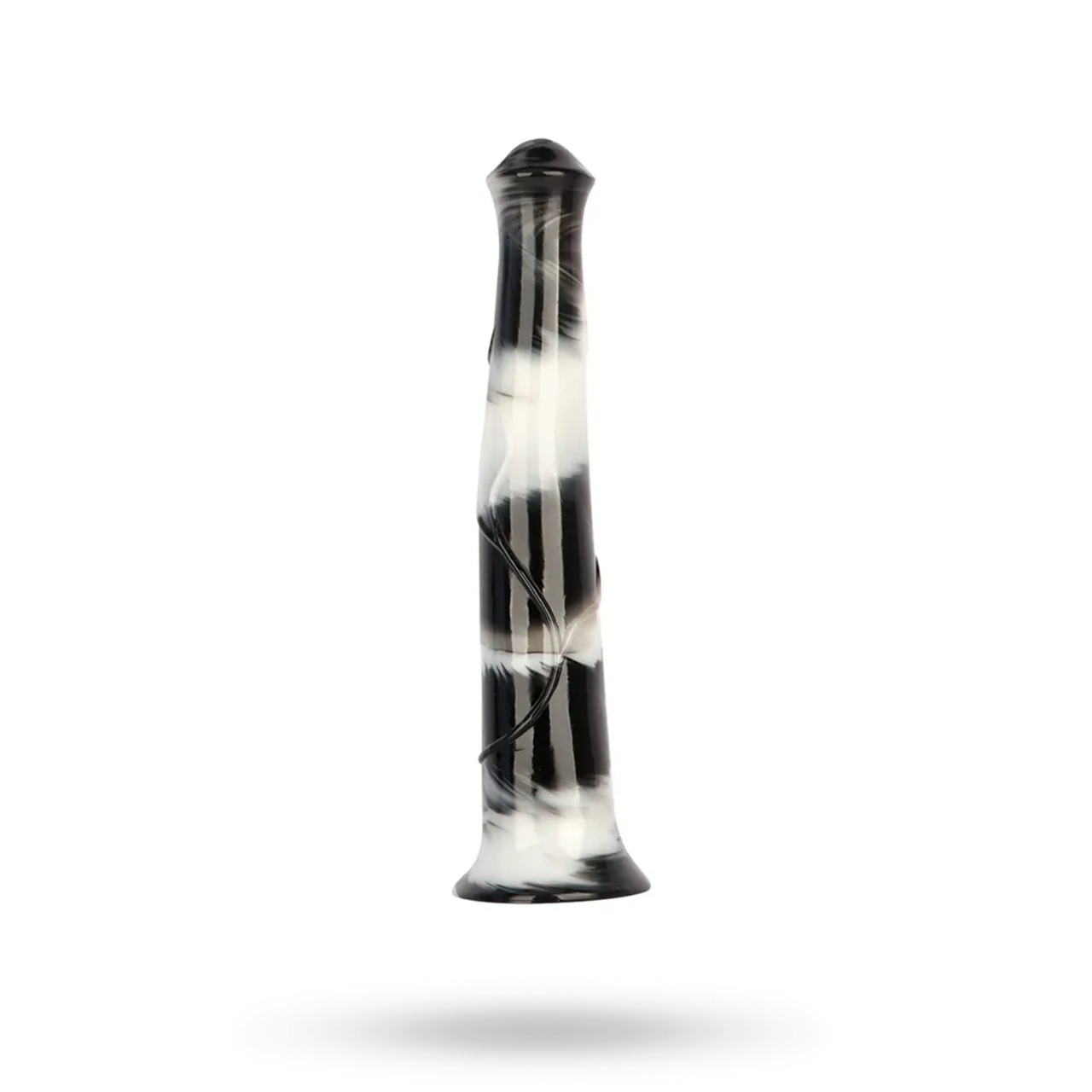 Big Jumpy Dildo Black/White 40 cm Dragon Dildo