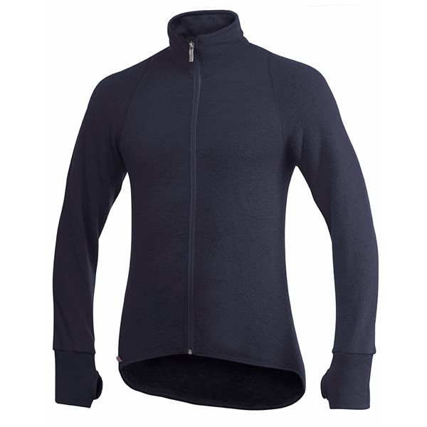 Woolpower Full Zip Jacket 400Jacket Dark Navy - XXS