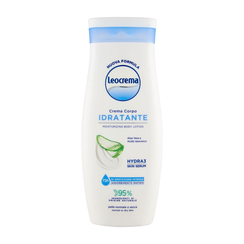 Leocrema Kosteuttava vartalovoide Aloe Vera ja Hyaluronihappo Hydra 3 Skin Serum 250 ml