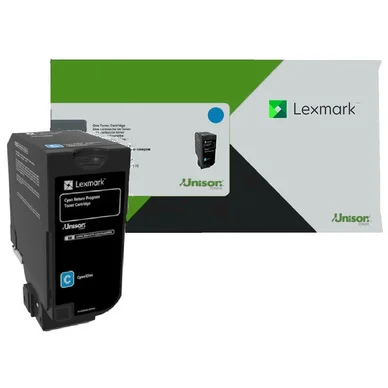 Lexmark Värikasetti cyan, 16.000 sivua 84C2HC0 Vastaa: N/A