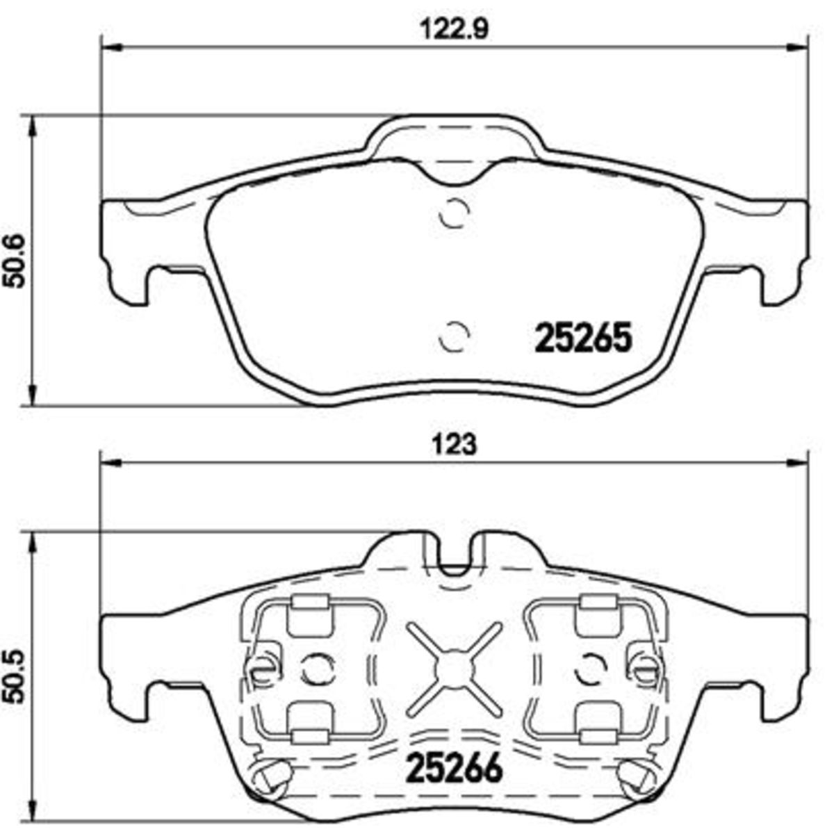 Jarrupalat, levyjarru BREMBO P 68 057