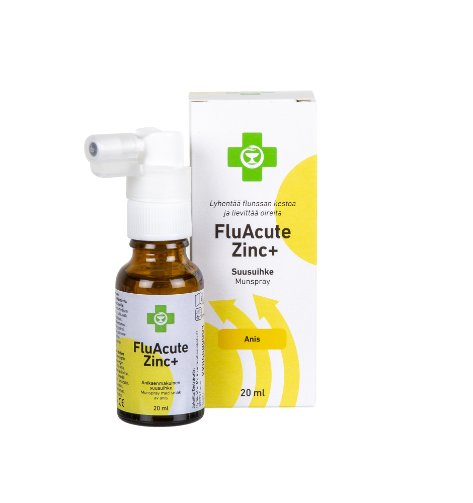APTEEKKI FluAcute Zinc+ anis 20 ml sinkkisuihke