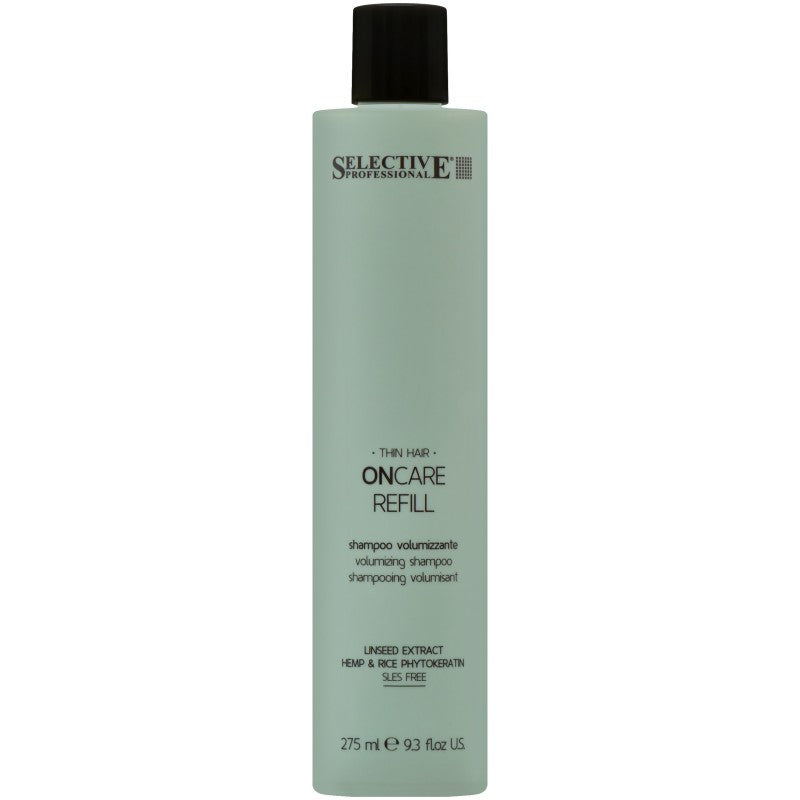 Selective On Care Refill Volumising - shampoo herkille ja ohuille hiuksille, 275 ml