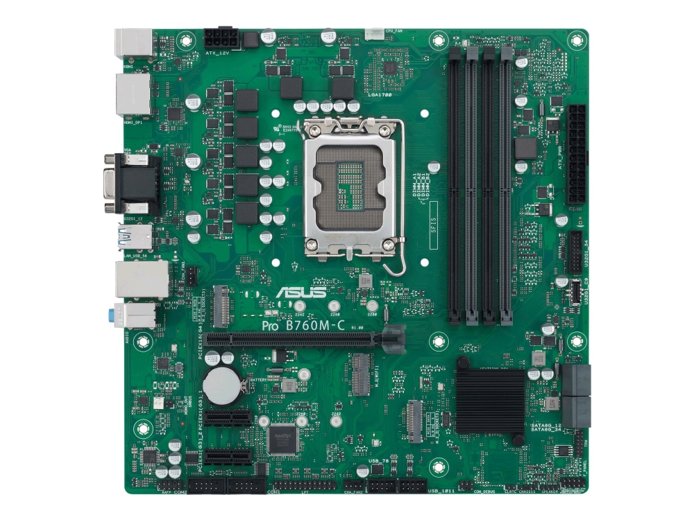 Asus PRO B760M-C-CSM DDR5 LGA1700 mATX -emolevy