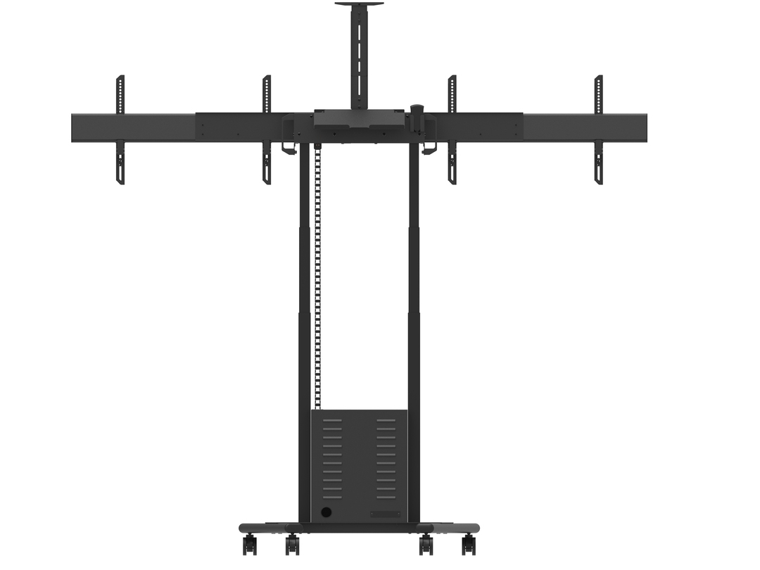 Multibrackets M Motorized Floorstand 2 Lcd 120kg Musta