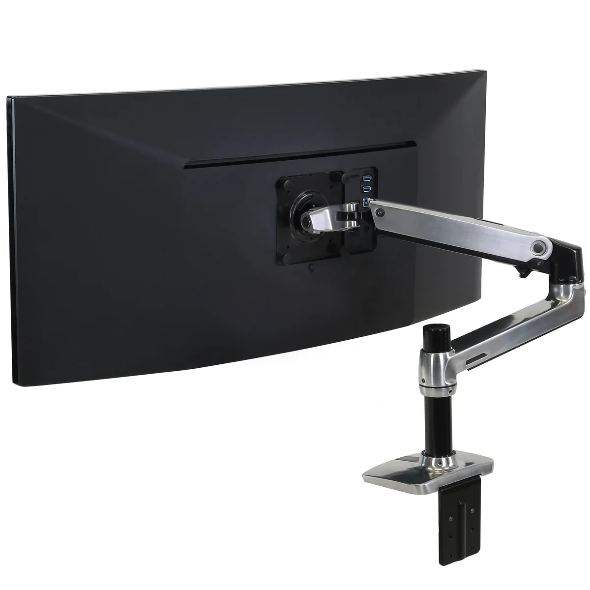 Ergotron LX Series Desk Mount LCD Arm, 11,3 kg, 86,4 cm (34), 75 x 75 mm, 100 x 100 mm, musta
