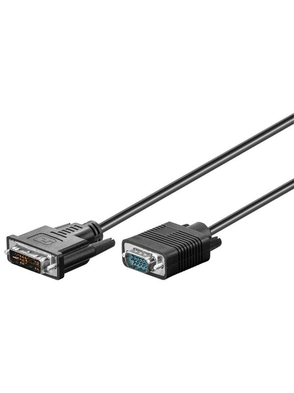 Microconnect Vga Kaapeli 2m Dvi-i Vga Musta