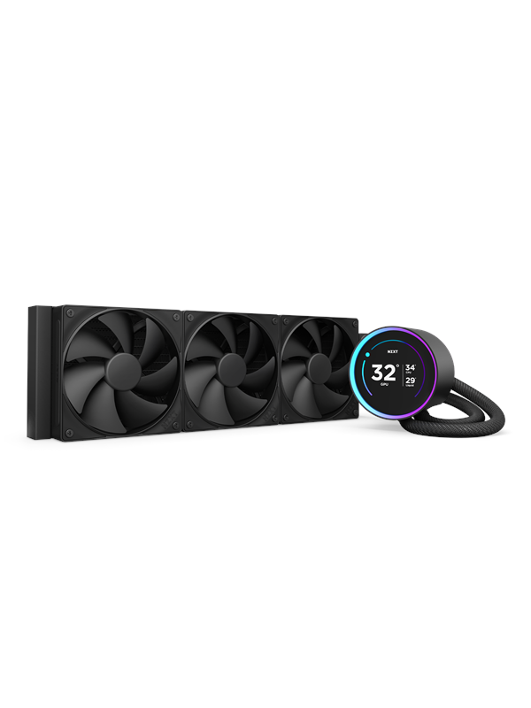 NZXT Kraken Elite V2 360 (2024) - Musta - CPU Vesijäähdytys - Max 30 dBA