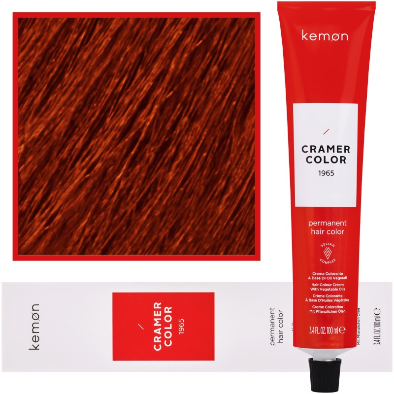 Kemon Cramer Color hiusväri 100ml 7.44 | Tumma kuparinvaalea