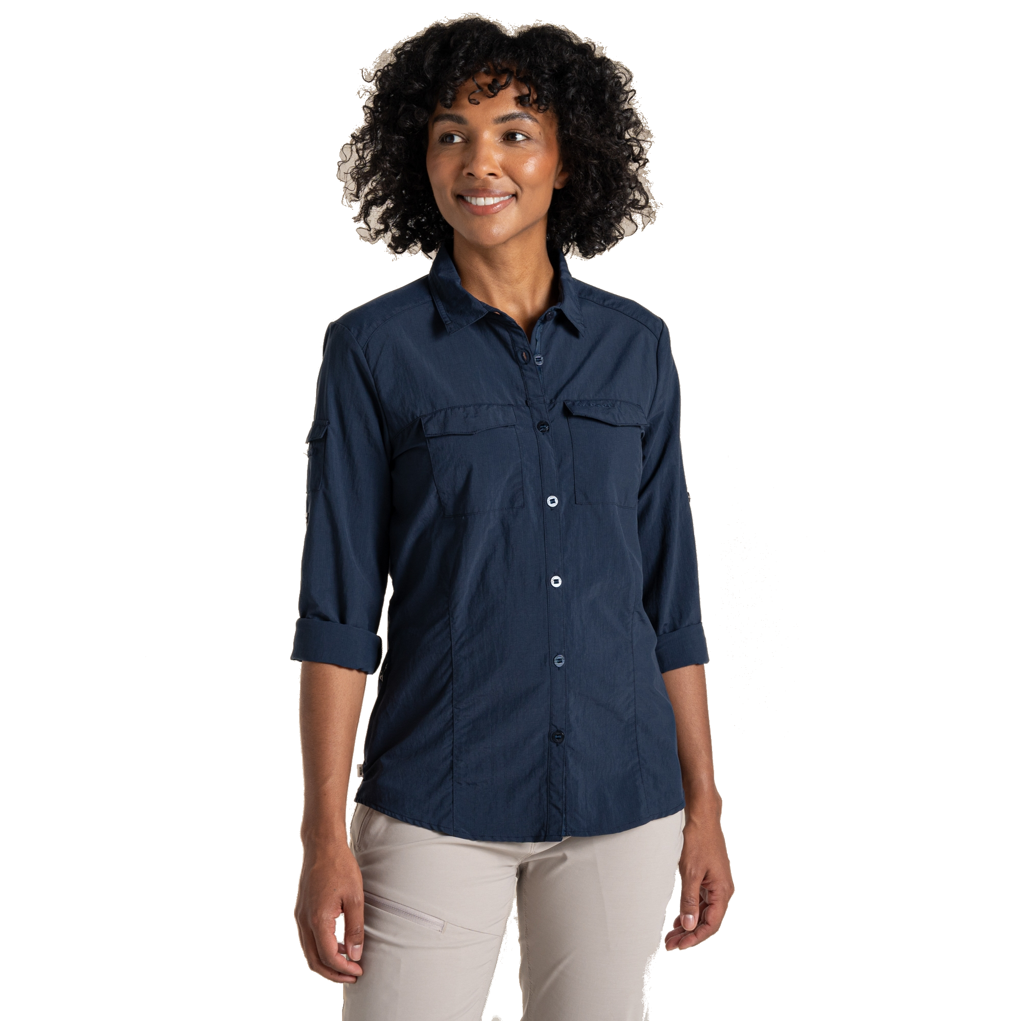 Craghoppers Women's Nosilife Adventure Long Sleeve III Shirt naisten kauluspaita