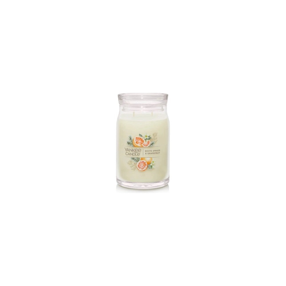 Yankee Candle White Spruce & Greippi Signature kynttilä - 368,0 g