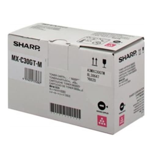 Sharp Värikasetti magenta 6.000 sivua MXC30GTM Vastaa: N/A