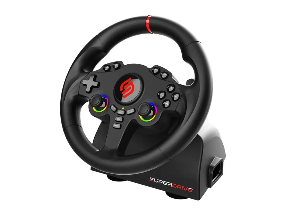 Subsonic 220 RS - Wired Wheel, gamepad and pedals set - Sony PlayStation 4