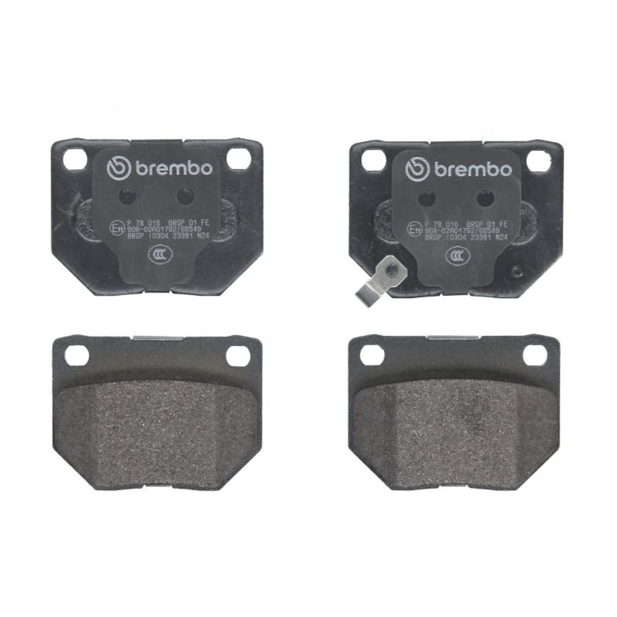 Jarrupalat, levyjarru BREMBO P 78 016