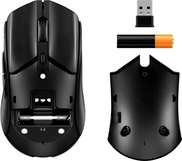 HyperX Pulsefire Haste 2 Core Wireless - Pelihiiri - Optinen - 5 painiketta - Musta