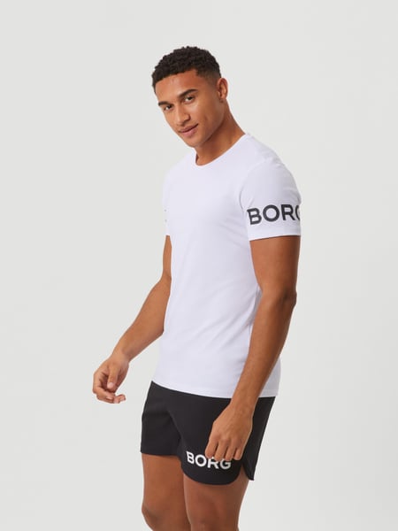Björn Borg Borg T-Shirt White Black Logo