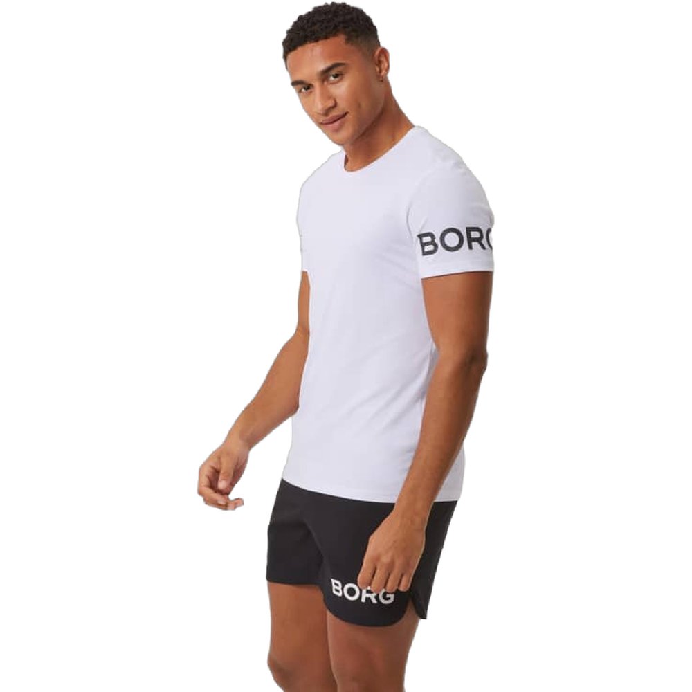 Björn Borg Borg T-Shirt White Black Logo