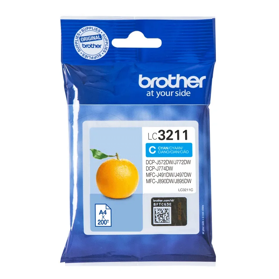 Brother Muste Syaani Lc-3211c - Dcp-j772dw/dcp-j774dw