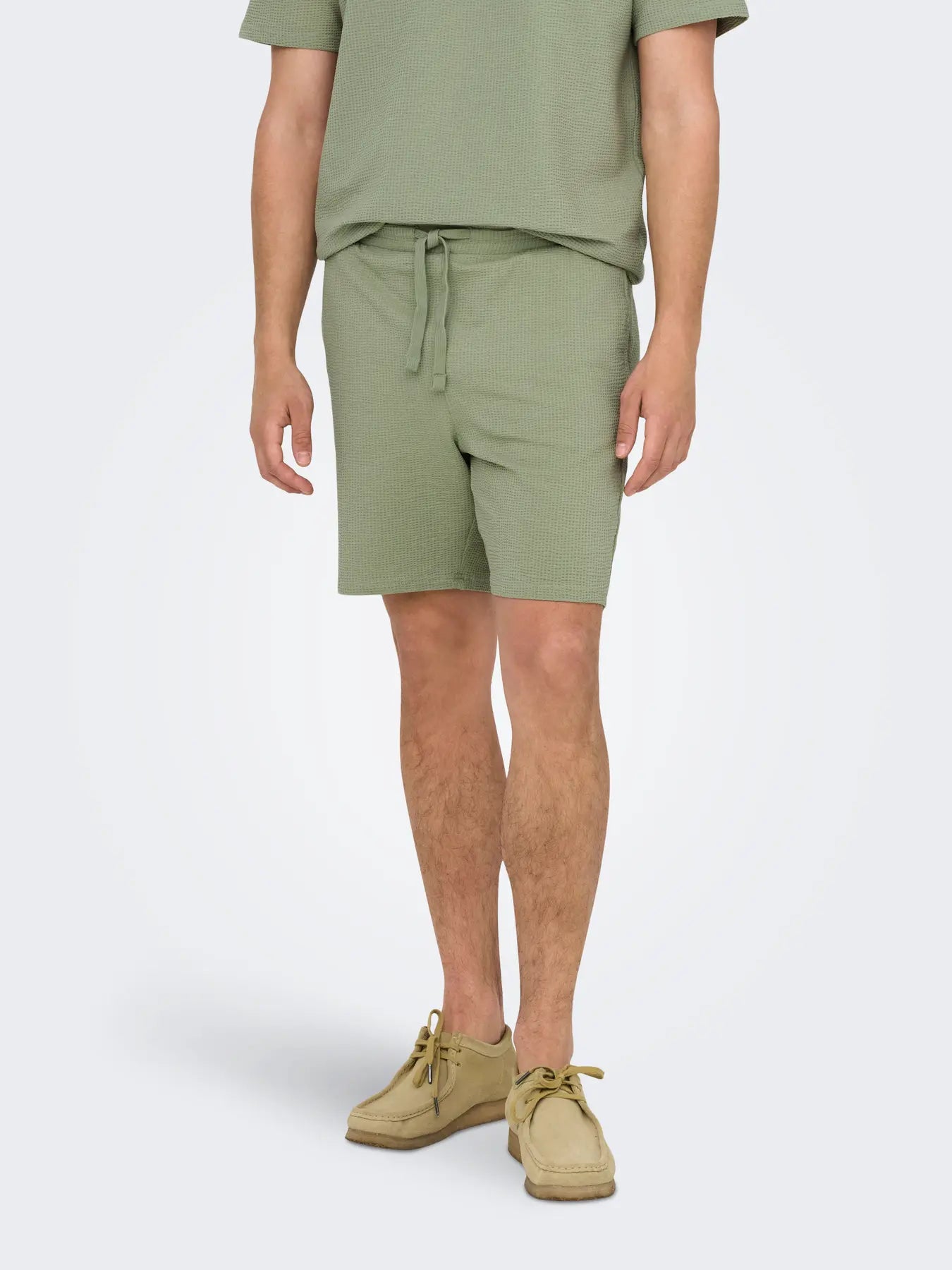 Only & Sons Housut 'ONSKIAN'  oliivi