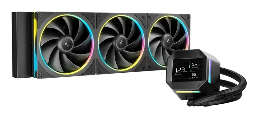 DeepCool LM360 360mm ARGB -nestejäähdytin, musta