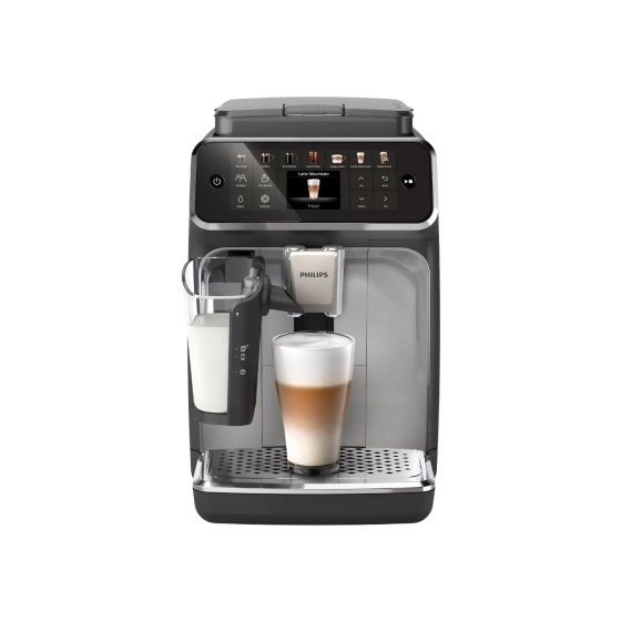Philips Series 4400 LatteGo EP4446/70 kahviautomaatti - musta/hopea