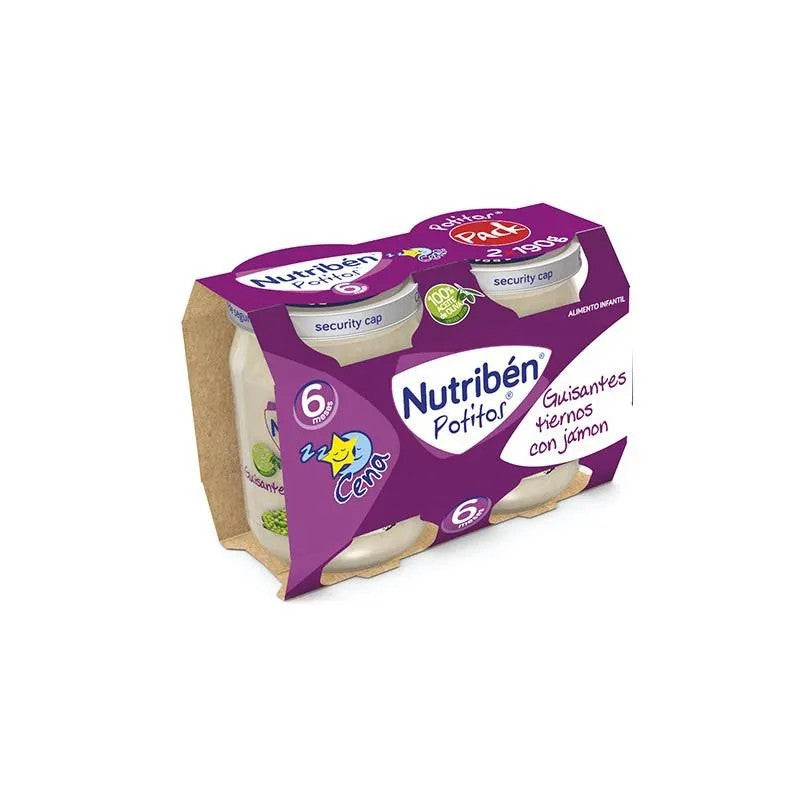 Nutriben Nutribén Potito Dinner Bipack -herneet kinkulla 2x 190g