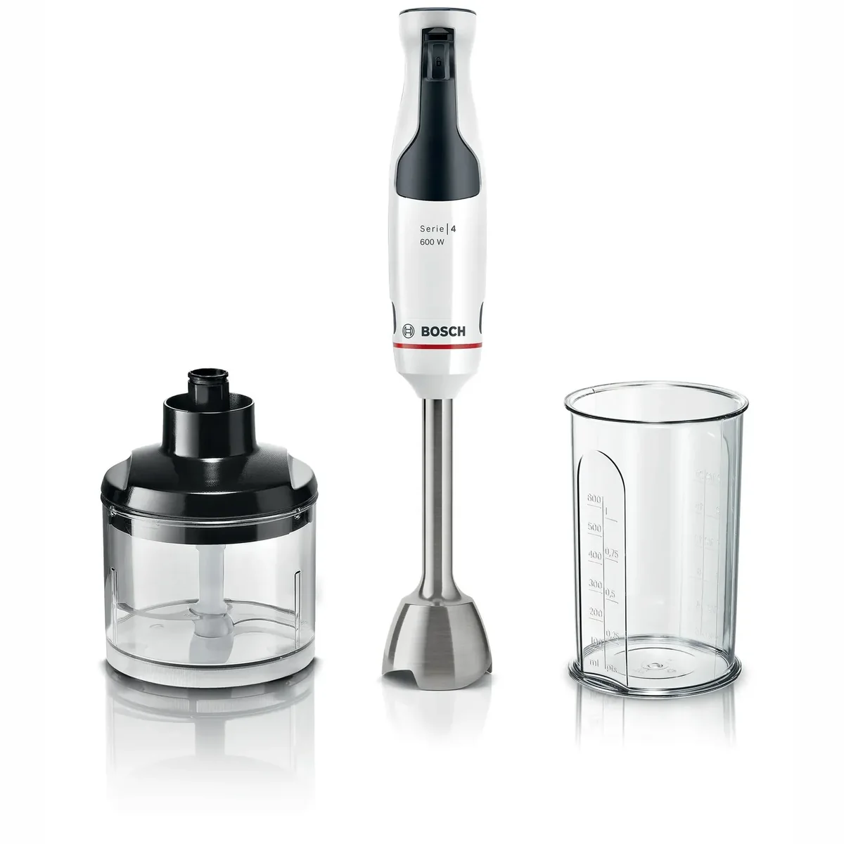 Bosch ErgoMaster Serie 4 MSM4W220 600 W -sauvasekoitinsarja, valkoinen