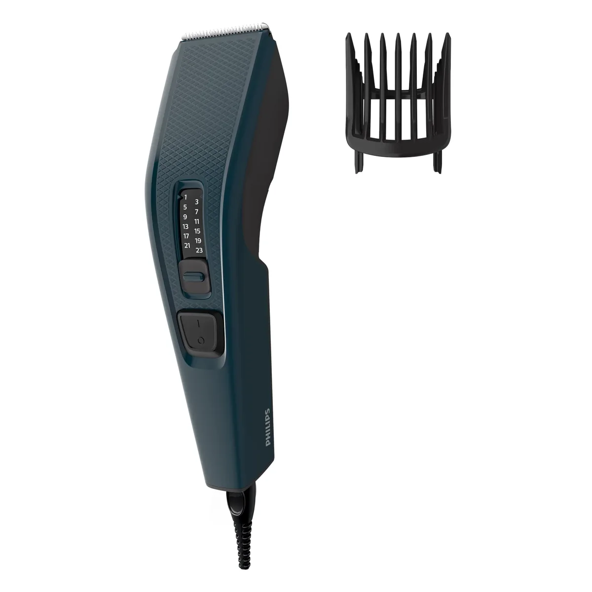 Philips Series 3000 HC3505/15, pestävä -hiustenleikkuukone, musta, vihreä